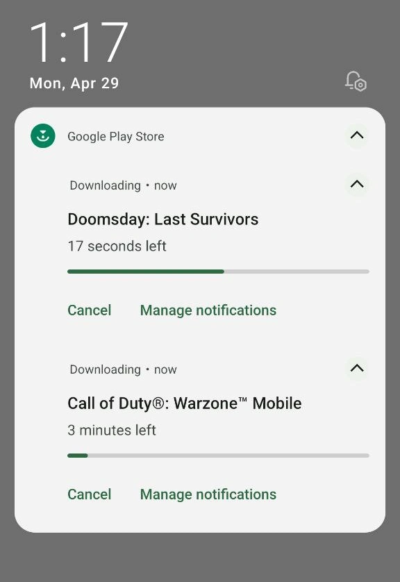 Play Store Revives Simultaneous App Update Downloads