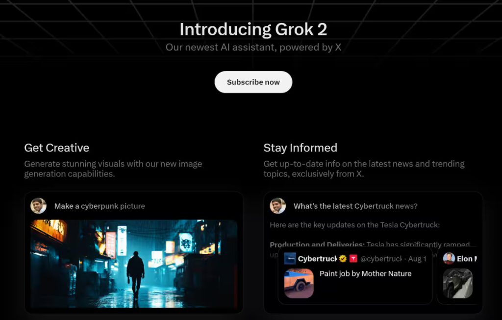 xAI Launches Grok 2 Chatbot with AI Image Generation on X