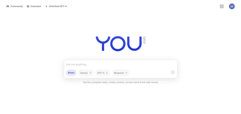 You.com Secures $50M, Heralds AI-Powered Productivity Era 1