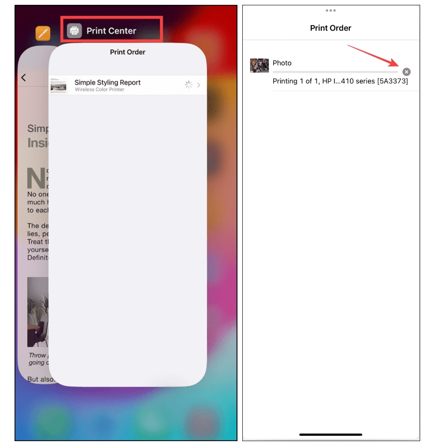 How to Check and Clear Print Queue on iPhone