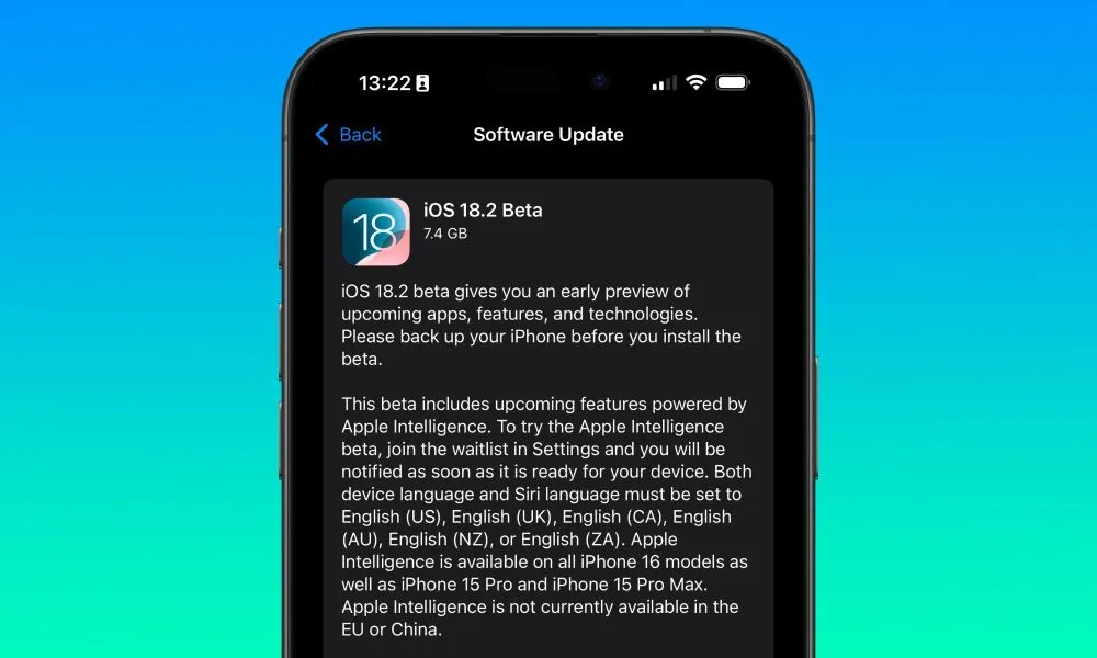 More Users Gain Access to iOS 18.2 Developer Beta 1 Features