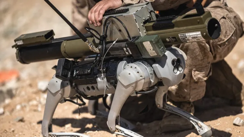 US Army Tests Gun-Mounted Robot Dogs in the Middle East