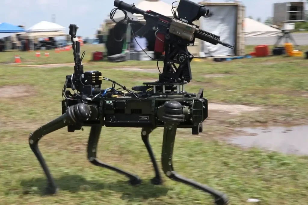 US Army Tests Gun-Mounted Robot Dogs in the Middle East