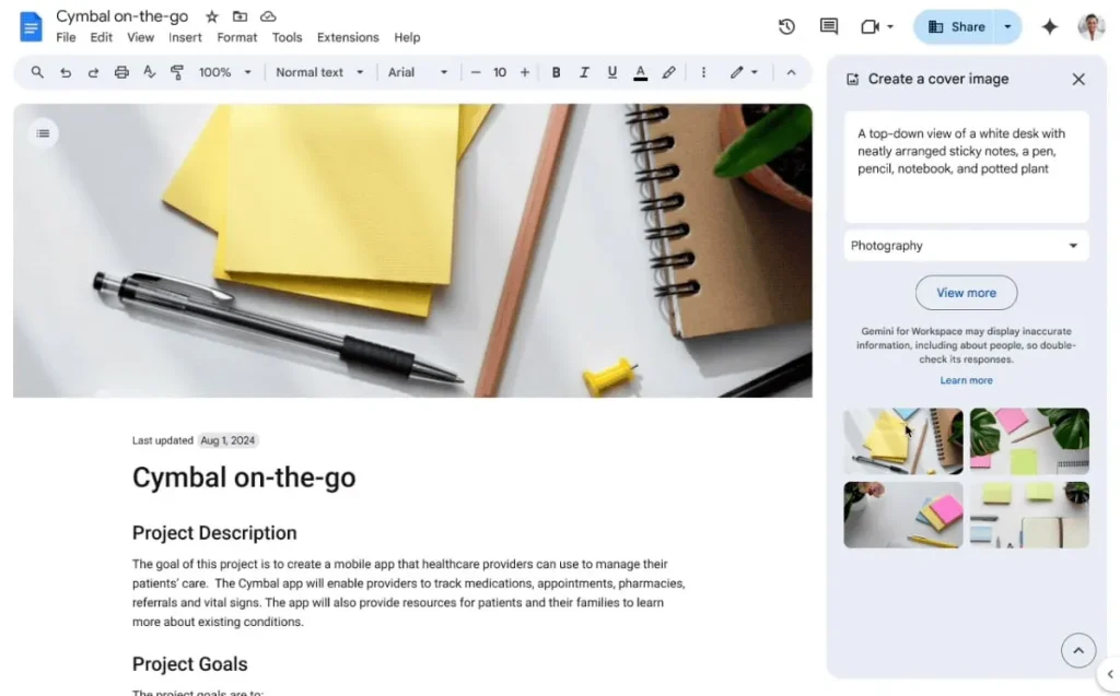 Google Docs Empowers Users with Imagen 3 Image Generation