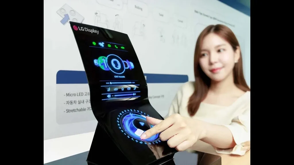 LG Unveils Groundbreaking Stretchable Screen Tech