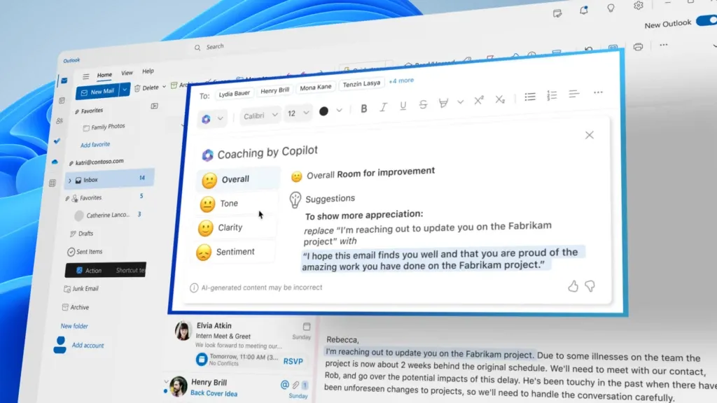 Microsoft Outlook Introduces AI-Powered Personalized Themes