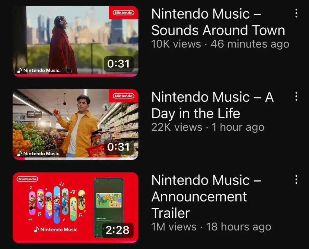 New Nintendo Music App Hits Impressive 1M+ Downloads