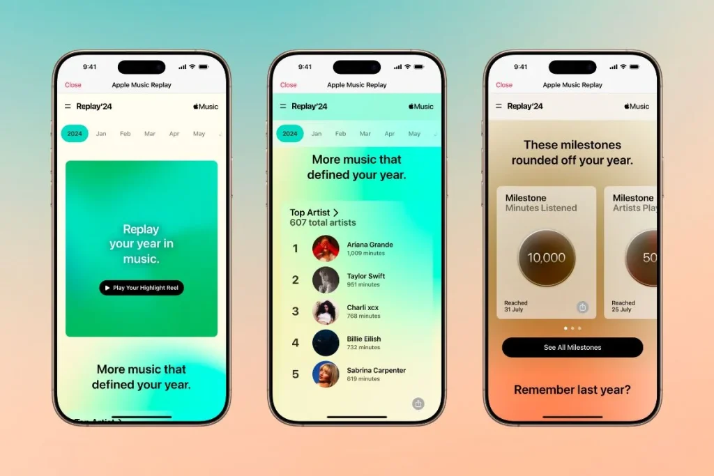 Apple Music Replay 2024 Now Available With Your Year in Music