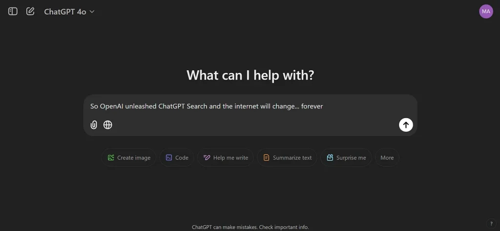 ChatGPT Unleashes Free AI Search Engine for the Masses